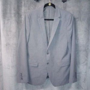 Calvin Klein Infinite Slim Fit Grey Jacket Size Medium EUC